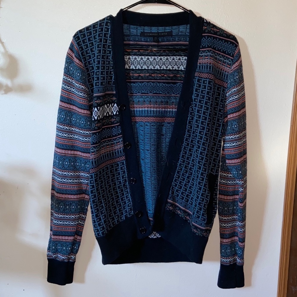 Men’s Patterned Cardigan